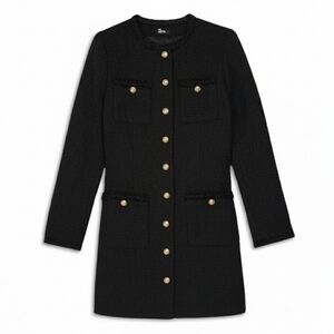 The Kooples Tweed Button Front Mini Dress Nwt Size Small